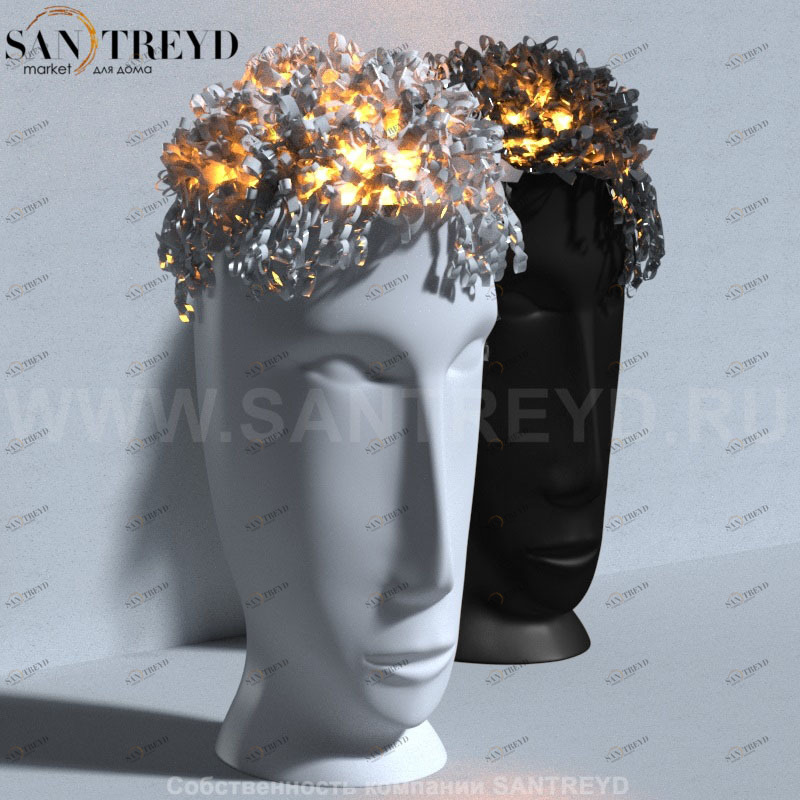 7568K8  Светильник для интерьера, 220В, LED подсветка 18Ватт и выключатель от педали ногой Kerasan 