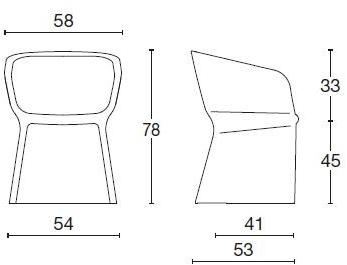 Diemme Садовое кресло из полиэтилена с подлокотниками Margarita sun-id-1361199 - Вид №5