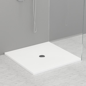 704701 Душевой поддон из акрила H3 белый в комплекте с сифоном, цвет Белая глазурь Kerasan DOCCIA Италия