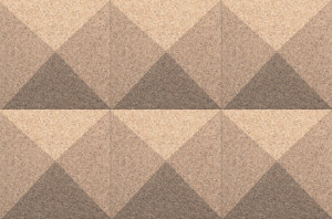 310 112 011 Пробковая 3D-плитка для стен Pyramid Pearl GRANORTE 3DForms