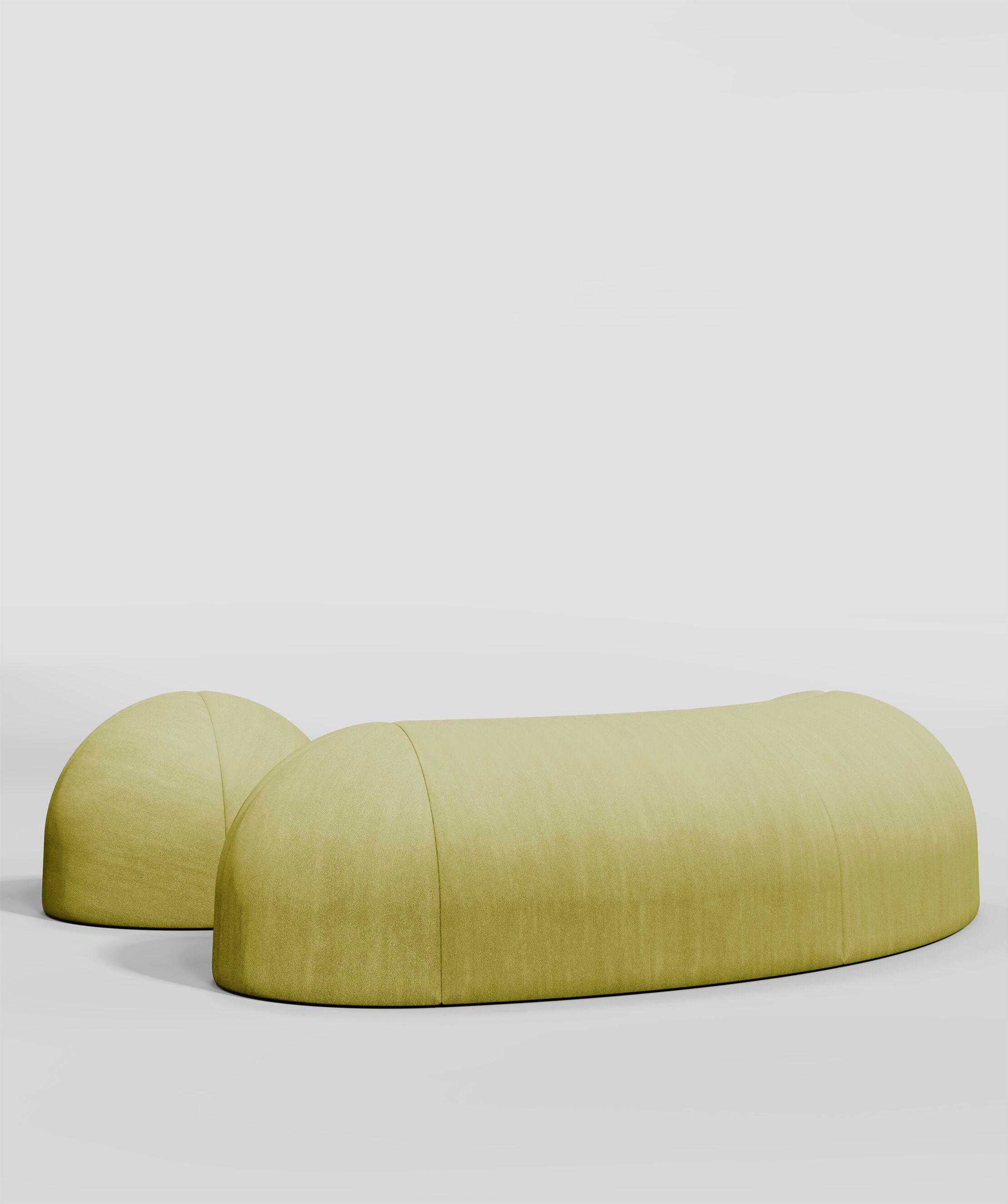 Круглый пуф из ткани Secolo Nuba ARCH-00152774 - Вид №2