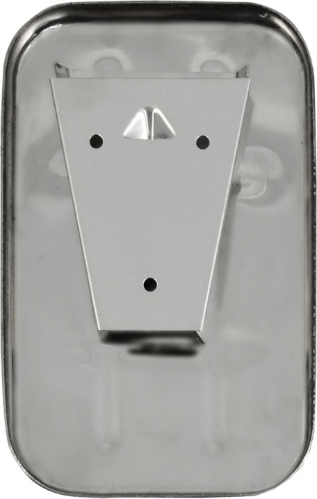 2512.030 Дозатор для жидкого мыла из нерж стали антивандальный ТМ 801 Solinne Puff  - Вид №3