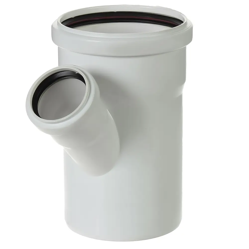 Тройник канализационный EQUATION 110x50 мм с шумопоглощением 81952642 STLM-0014912