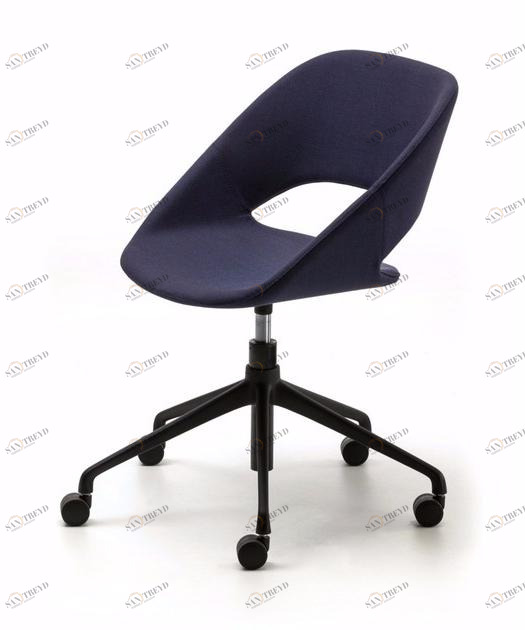 arrmet Регулируемое по высоте офисное кресло из ткани Kabira sun-id-1480725