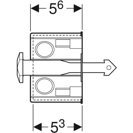 115.861.00.1 Монтажный комплект Geberit для систем электронного управления смывом унитаза Geberit  - Вид №3