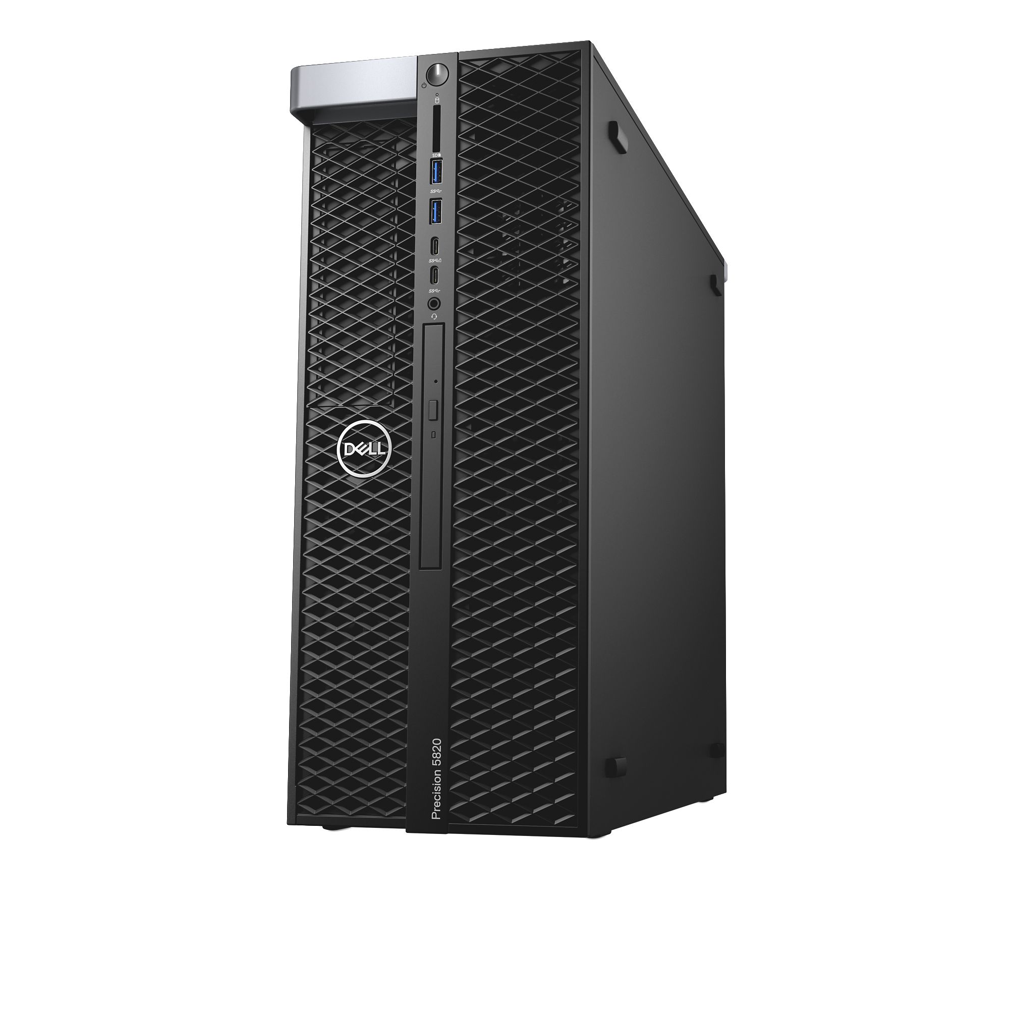 5820-8079 Precision t5820 rtx i9-10920x(3.5ghz, 12c), 16gb(2x8gb) ddr4 udimm 2666mhz, ssd 256gb pcie nvme cl40+1tb sata 7.2knvidia geforce rtx 2080 super (8gb gddr6) 3dp hdmi, dvd-rw,win10 pro, keyboard, mouse, 3y basic nbd Dell Santreyd  - Вид №1