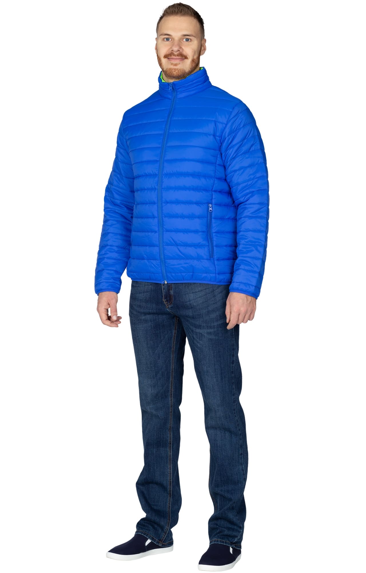 69622 Куртка стеганая  royal blue El-Risto  Зимняя спецодежда  размер XL (100)  - Вид №4