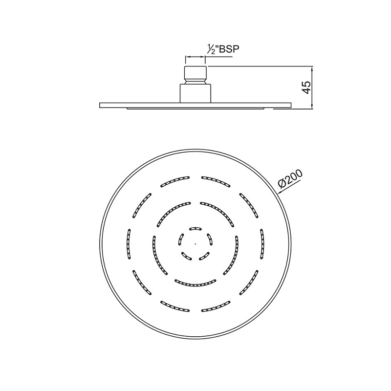 OHS-CHR-1613 Верхний душ Jaquar Maze Santreyd - Вид №1