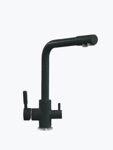 627499 Смеситель кухонный "Высокий Дуо" в тон мойки Polygran