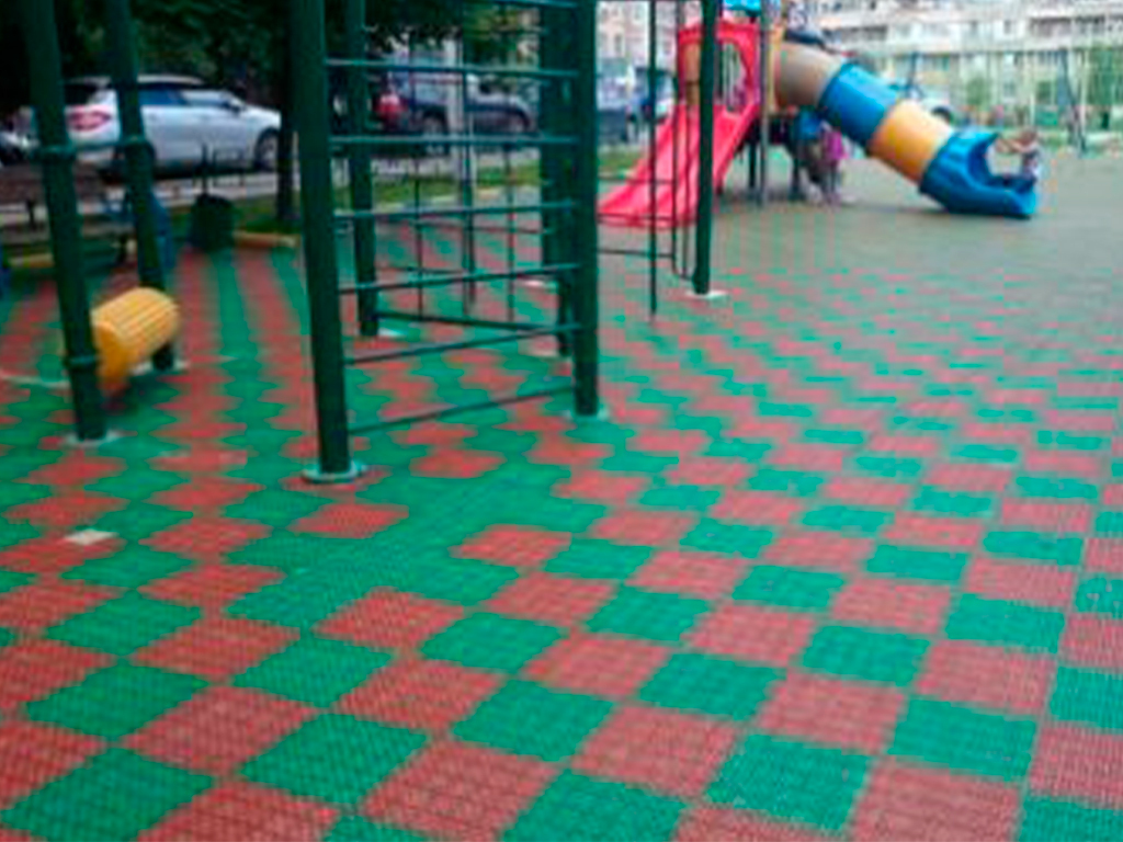 Универсальное модульное покрытие зелёное 330*330*10мм, упак. 9 шт ГеоПластБорд GPBST-104 - Вид №3