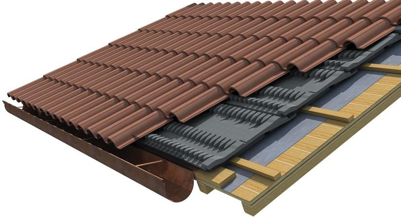 Primate Формованная панель под плитку из пенополистирола Termica - solai e coperture sun-id-1354186 - Вид №1