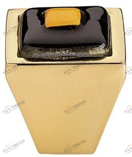 LINEA CALI' Ручка со стеклянной вставкой из замака Brera square 207pb0024/30 - 24/26