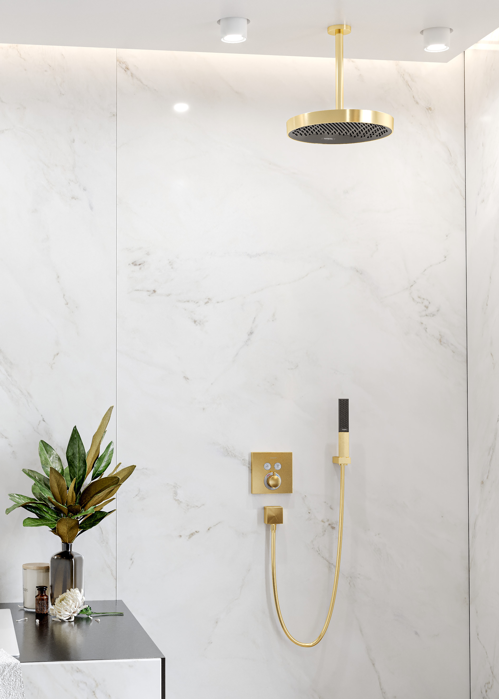 26231340 Rainfinity Верхний душ 360 1jet Hansgrohe  - Вид №1