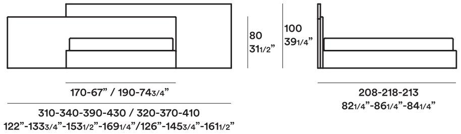 JESSE Съемная тканевая кровать с высоким изголовьем из орехового дерева Mylove sun-id-1386291 - Вид №2