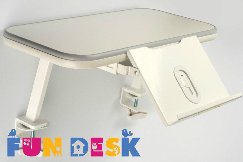 Полка для книг серая FunDesk Grey SS16 FUNDESK  00-3948516 Белый;серый Santreyd  - Вид №3