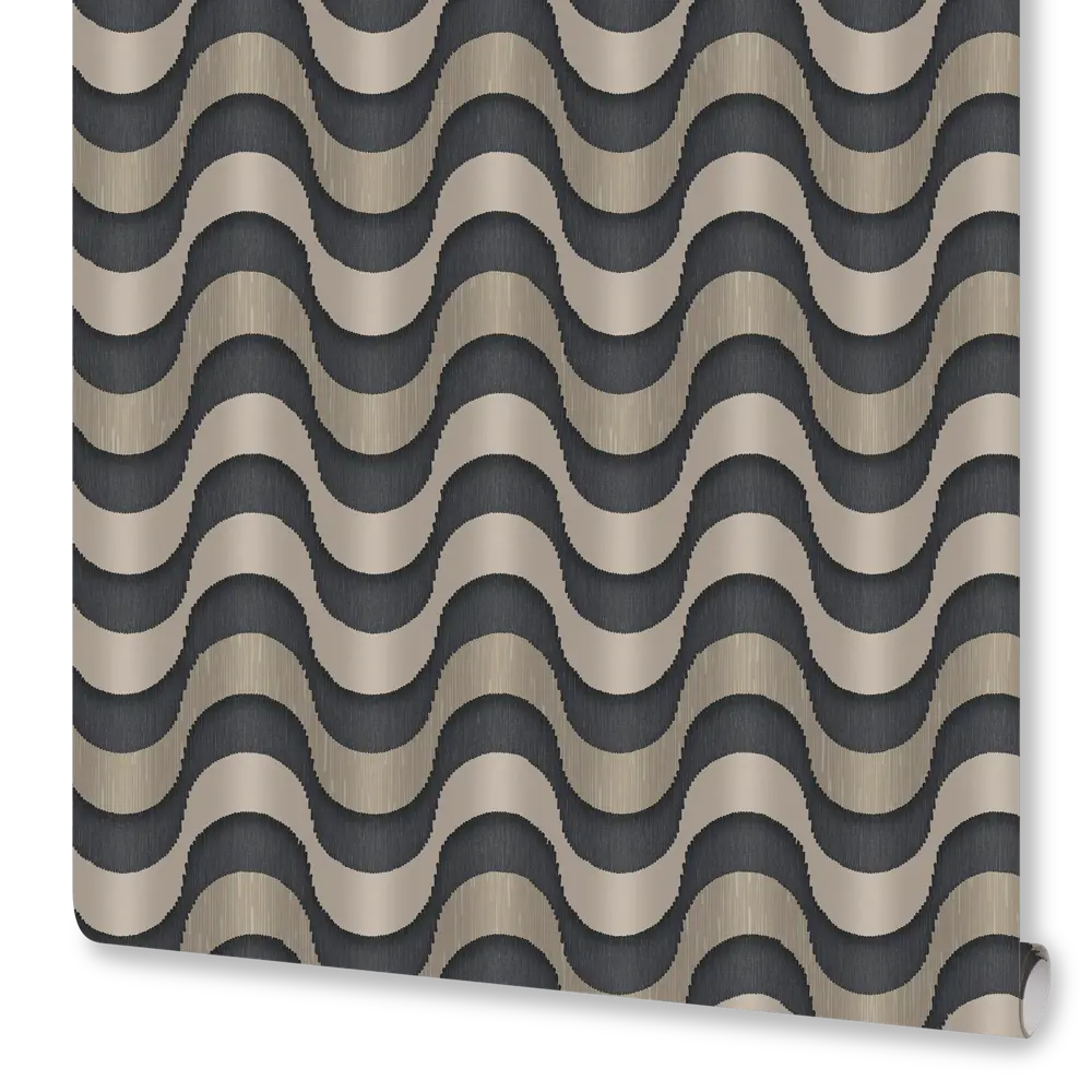 ОБОИ 1,06Х10М ФЛИЗ FLOW ЧЕР OR8022-22 ORNAMY STLM-2165721