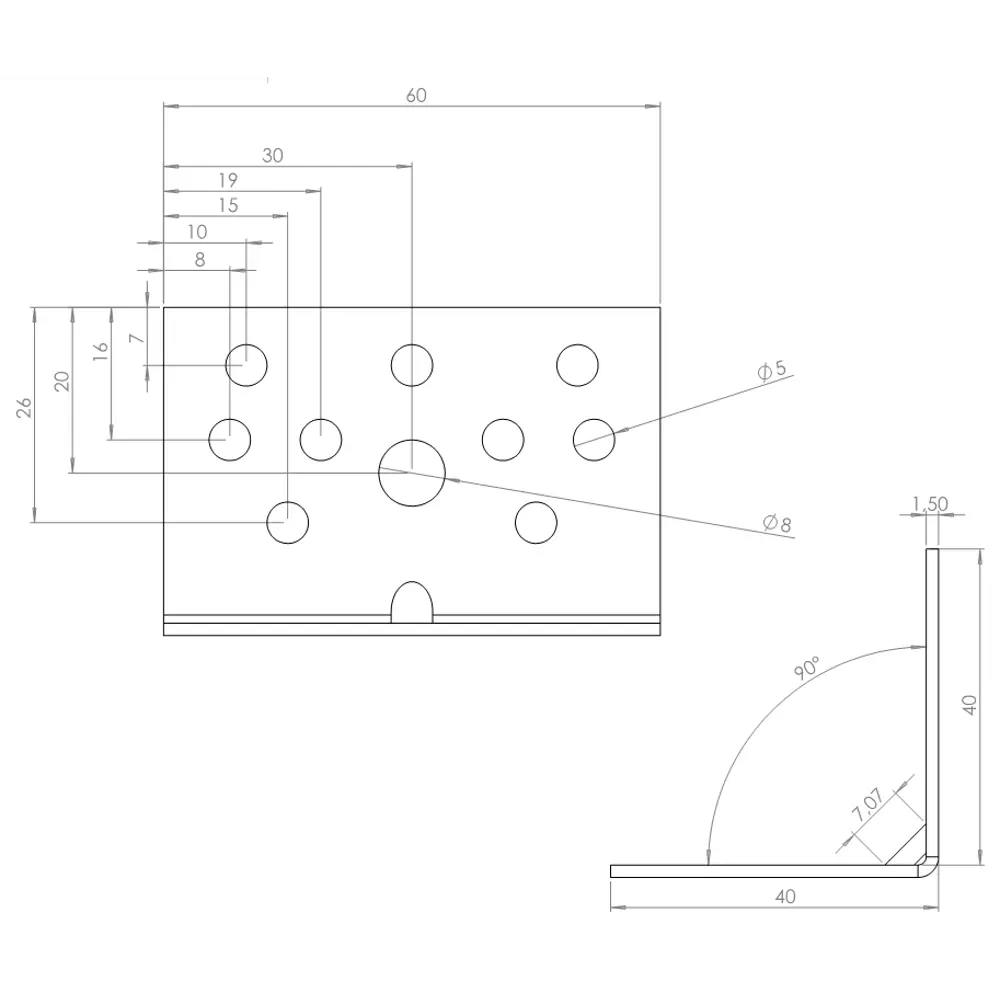 Угол крепежный усиленный 40х40х60х1,5 КРЕПКО-НАКРЕПКО STLM-2170342 - Вид №4