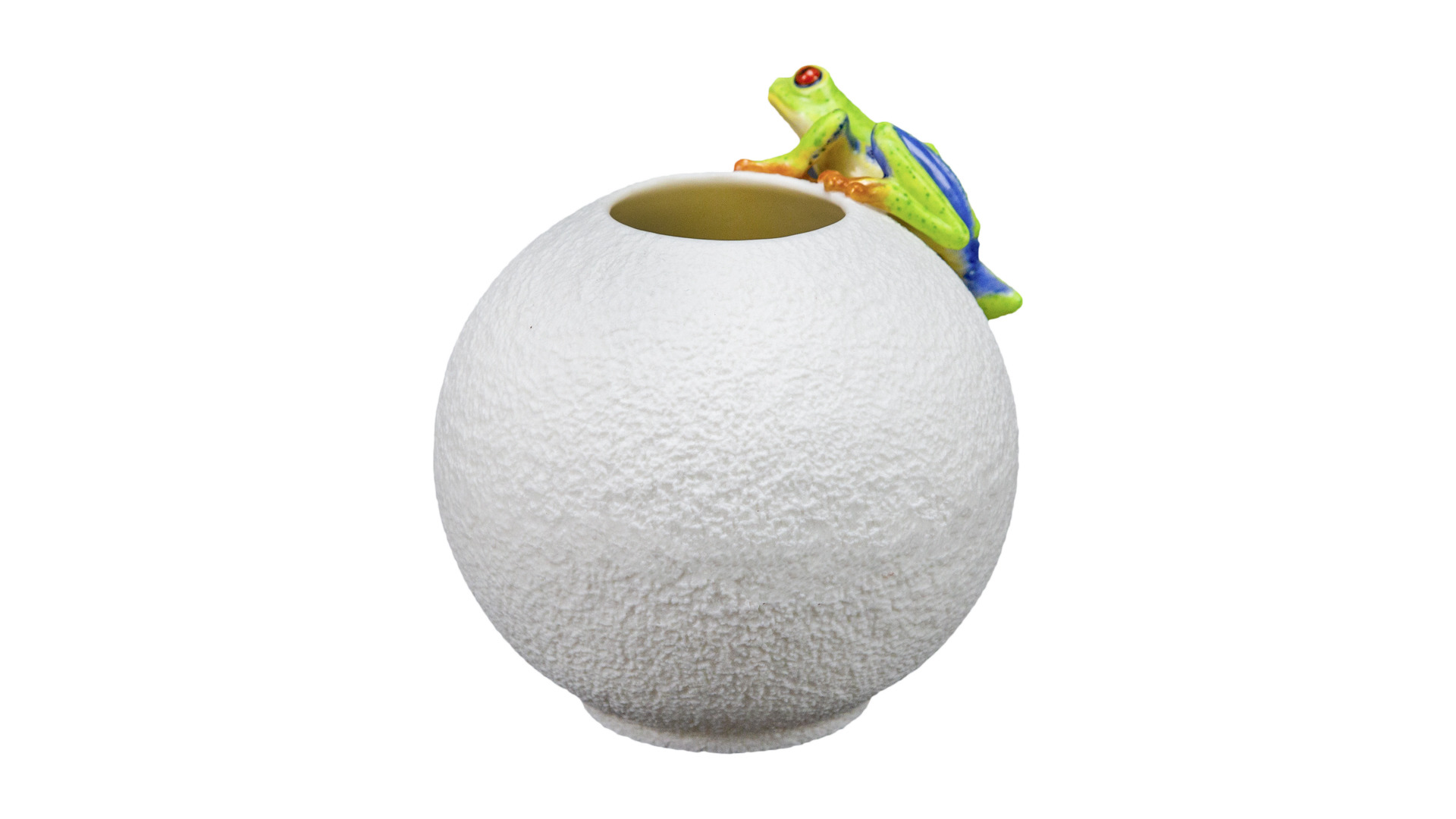 10674541 RUPOR manufactory Ваза Rupor Лягушка 14см, зеленый, фарфор Фарфор  - Вид №2