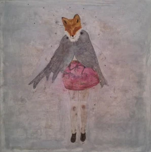 ICI ET LÀ Холст, масло, тушь. K. fabrizzi