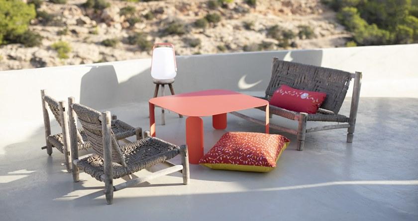 Fermob Квадратный алюминиевый садовый столик Bebop 5619 - Вид №2