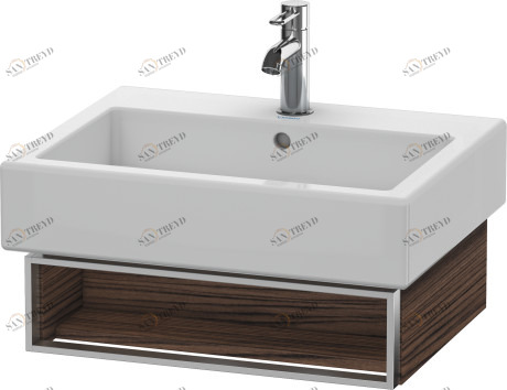VE600402121 Тумбочка подвесная Vero #VE6004 550 x 431 мм Орех темный декор Duravit