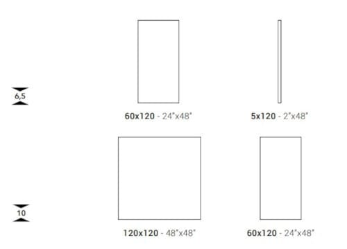 Пол / напольное покрытие из керамогранита с эффектом смолы Imola RETINA ARCH-00040652 - Вид №42
