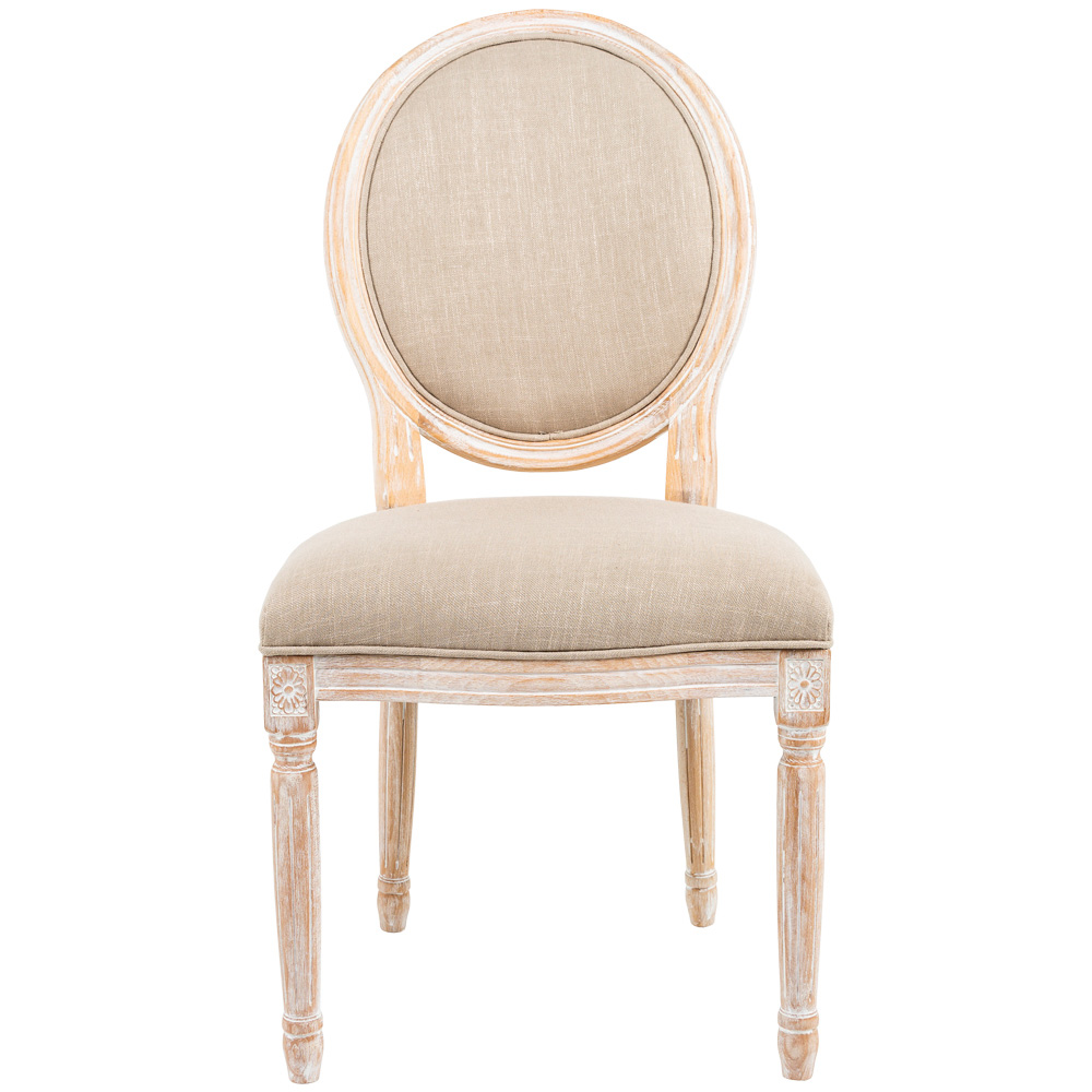 3112995 Стул «Луи / Крем-брюле» (лен, белый жемчуг) Object Desire 