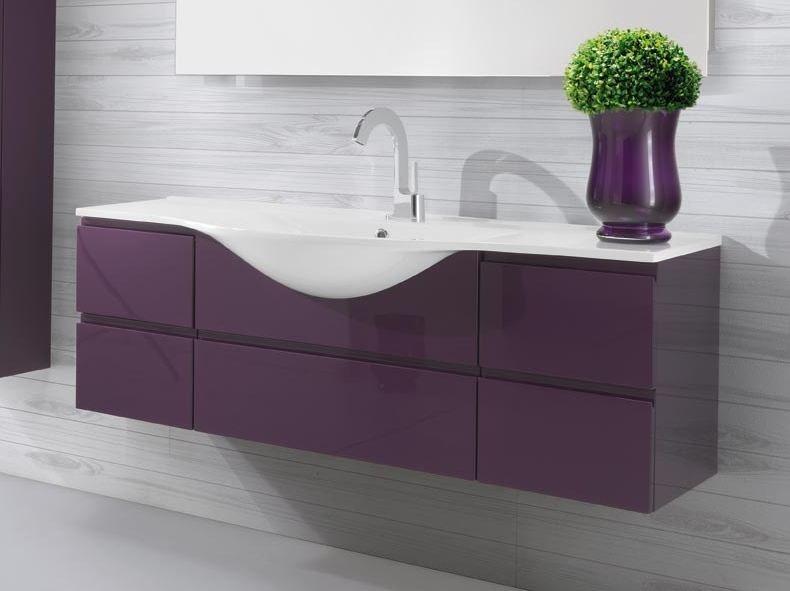 LASA IDEA Лаковая тумба под умывальник с ящиками Vanity sun-id-1411847 - Вид №1