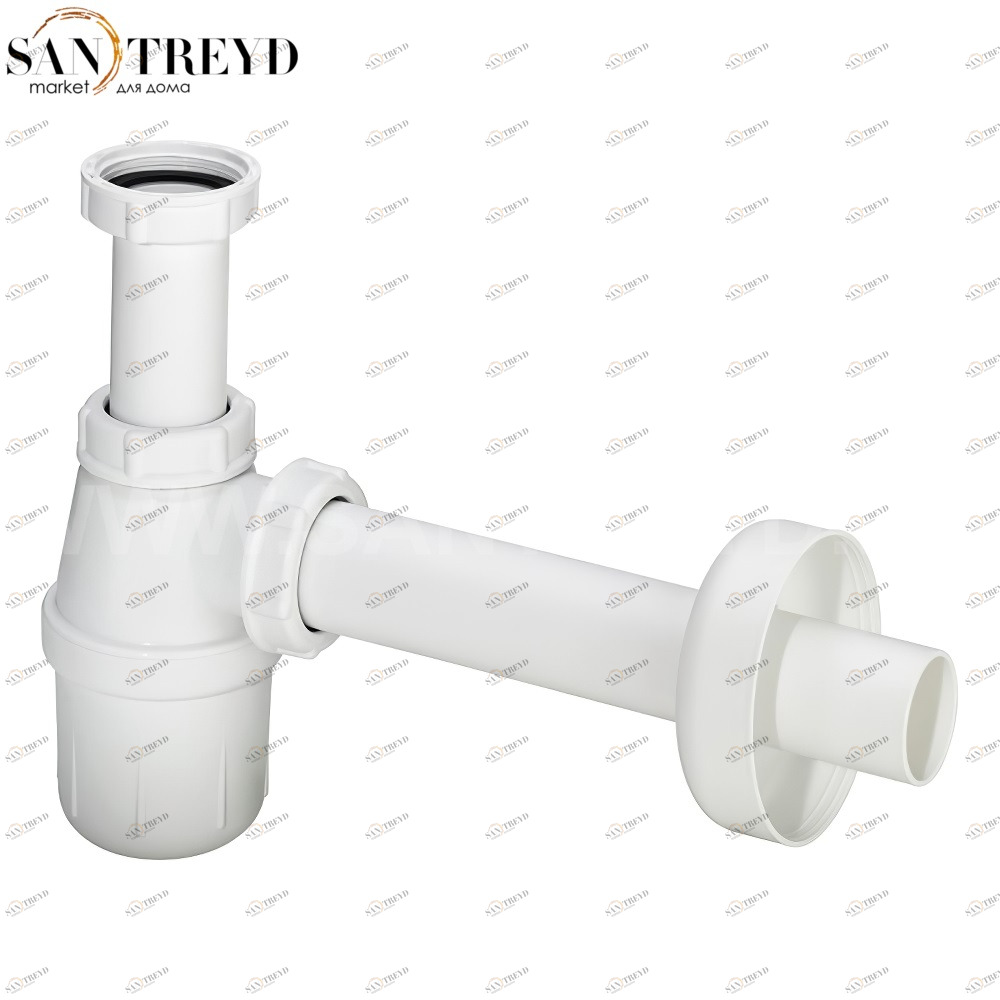 RICAMBI Пластиковый сифон для напольных раковин FMTSIF Santreyd 