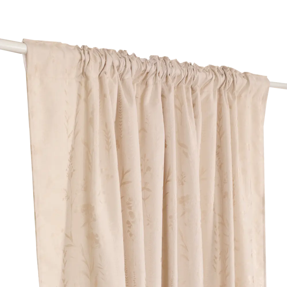 Штора на ленте Inspire Areya 160x280 см цвет бежевый 83562023 STLM-2102138  - Вид №4