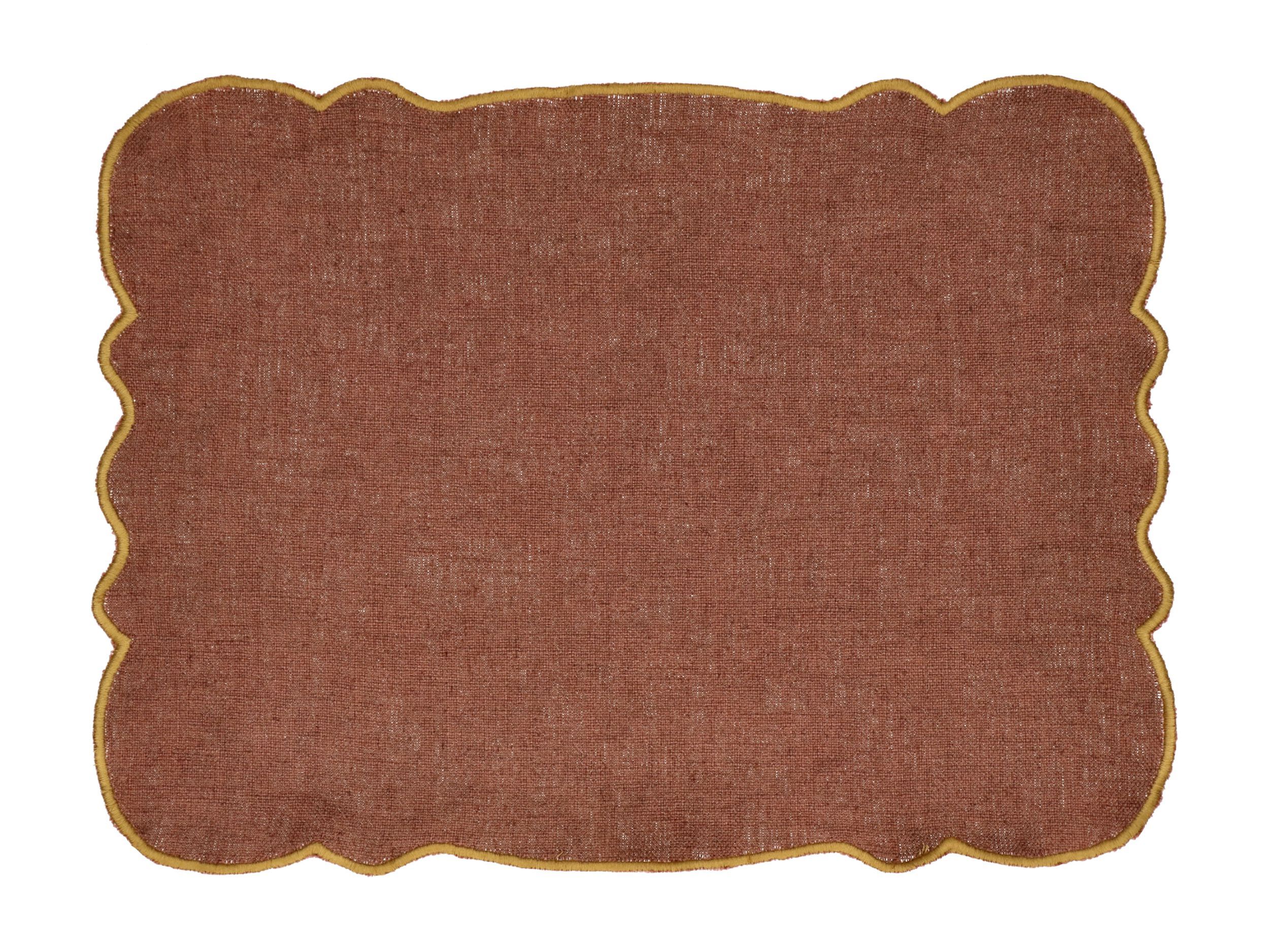 Прямоугольная льняная салфетка POMAX FARFALLE ARCH-00115957