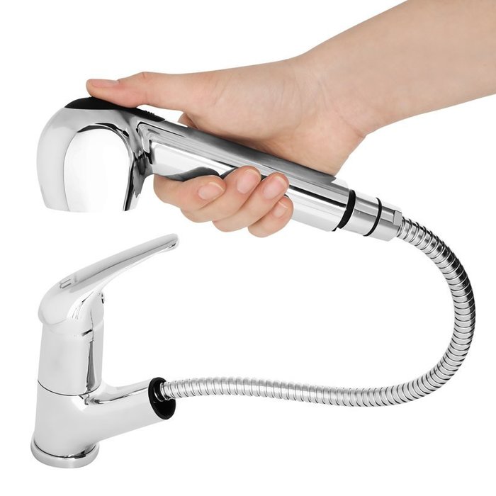 DA2SBP0M05 Milardo Davis Смеситель для кухни c выдвижным изливом Davis Россия  - Вид №3