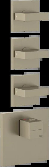 Смеситель для душа 43216 149 Gessi Inverso МАТОВЫЙ НИКЕЛЬ FINOX