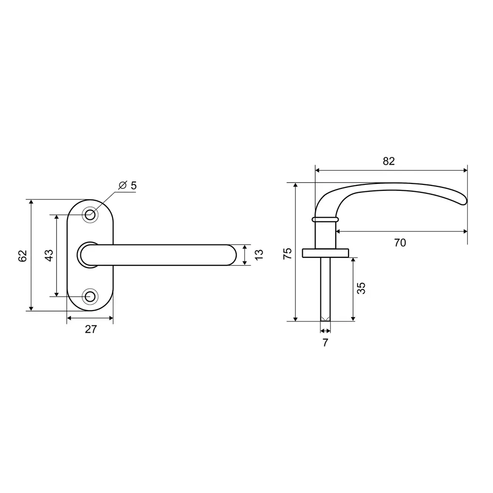 Ручка-завёртка Palladium Natali AB для окон и форточек 12047906 STLM-0001701 - Вид №4