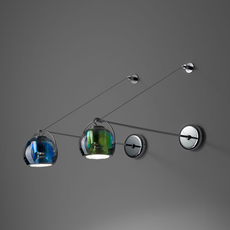 Светильник настенный зеленый Fabbian D57D0343 FABBIAN  00-3882499 Зеленый  - Вид №4