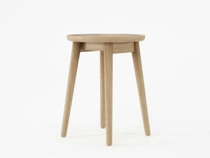 KARPENTER Круглый сервировочный столик из массива дерева East Ea08-oo, ea08-wo