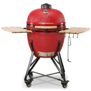 Гриль Kamado Bono Grande 23" ø59 h120 см керамика красный