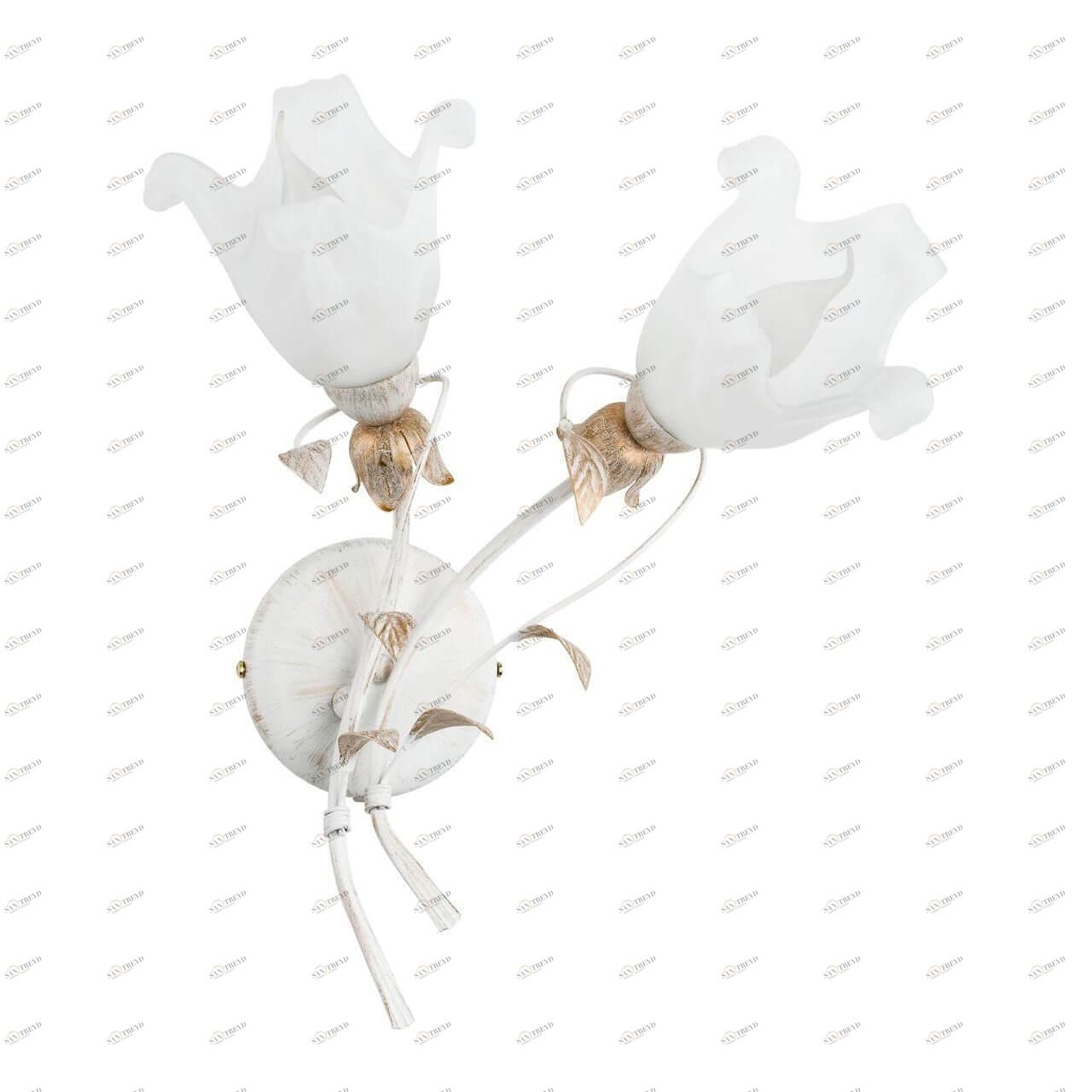 Бра настенное белое Alfa Estera New 17072 ALFA ФЛОРИСТИКА 00-3931121 Белый 