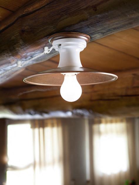 Aldo Bernardi Медный потолочный светильник Polare sun-id-1454137 - Вид №1