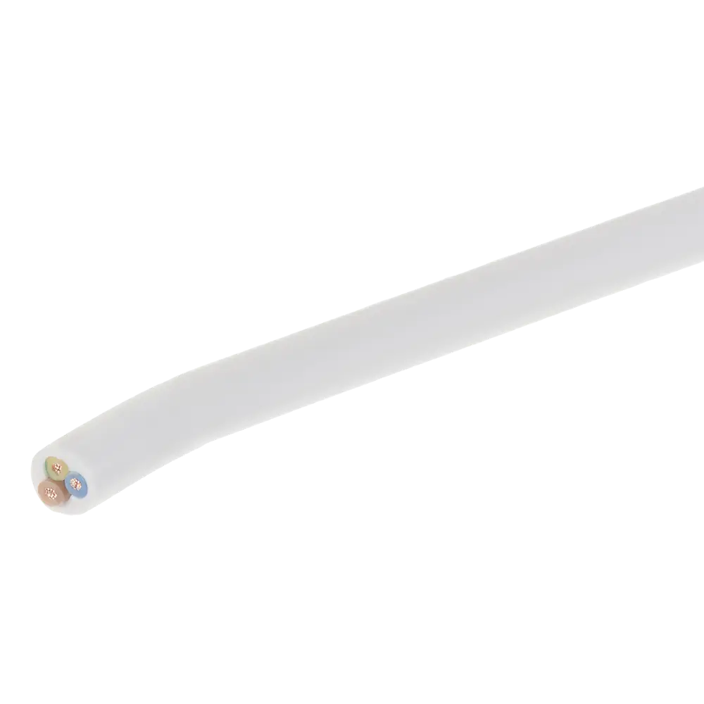 Провод КАМИТ ПВС 3x0.75 белый 10 м для электроинструментов 18840614 STLM-1571955 - Вид №2