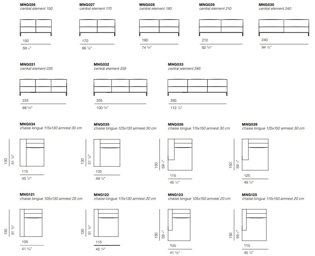 Угловой диван из ткани BODEMA MAN-GO ARCH-00064992 - Вид №5