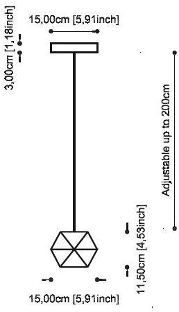 Quasar Галогенная подвесная лампа из окрашенного металла Rontonton sun-id-1428829 - Вид №5