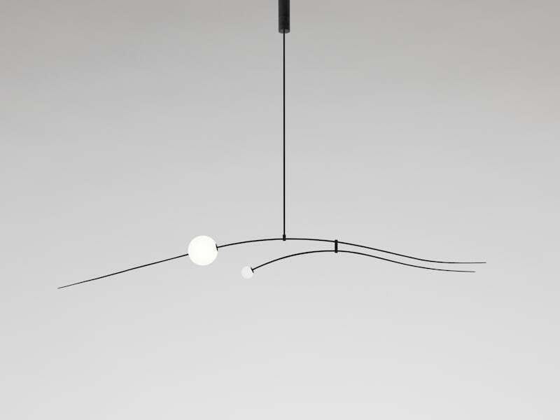 Латунь ручной работы светодиодный подвесной светильник Michael Anastassiades Mobile Chandeliers ARCH-00071888