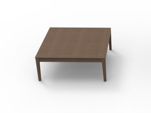 Модуль журнального столика для садового дивана в iroko