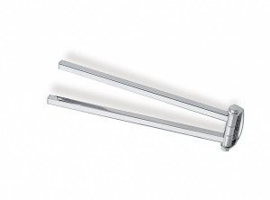 U16(08) Stil Haus Urania, полотенцедержатель двойной поворотный, цвет хром