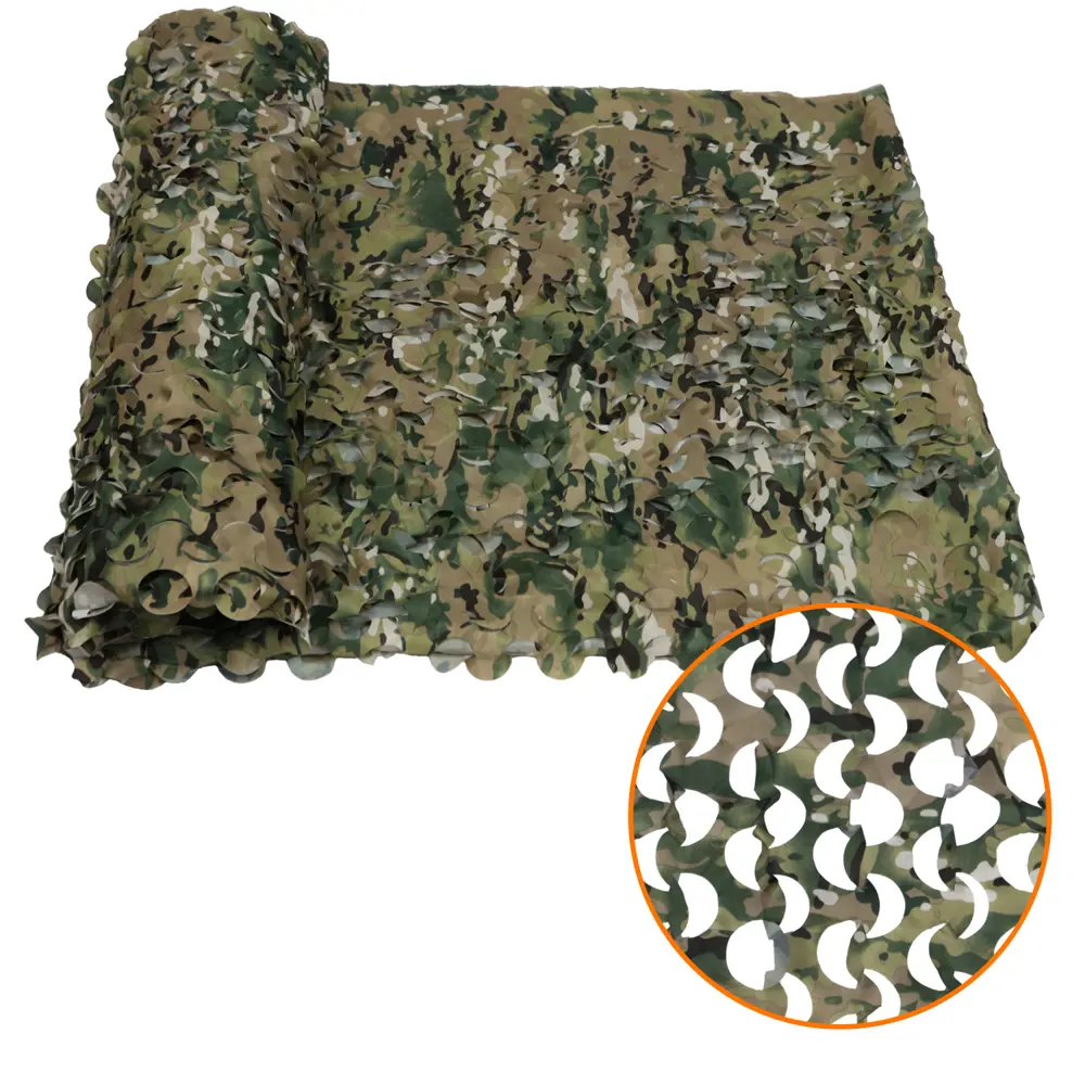 Сетка маскировочная Камуфляж мультикам 2x3 м зеленый/коричневый/черный НИТЕКС STLM-2143667 - Вид №2