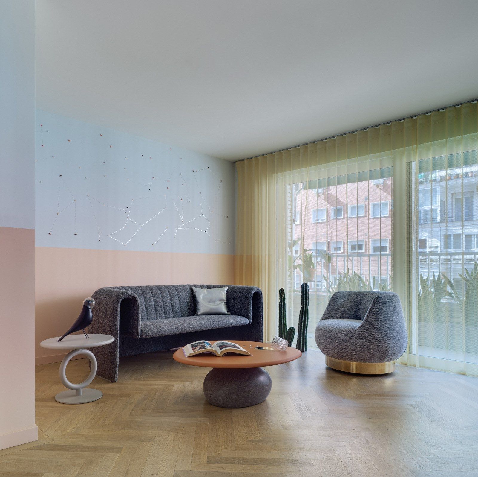 Журнальный столик из стали и МДФ SANCAL ARCH-00115676 - Вид №12