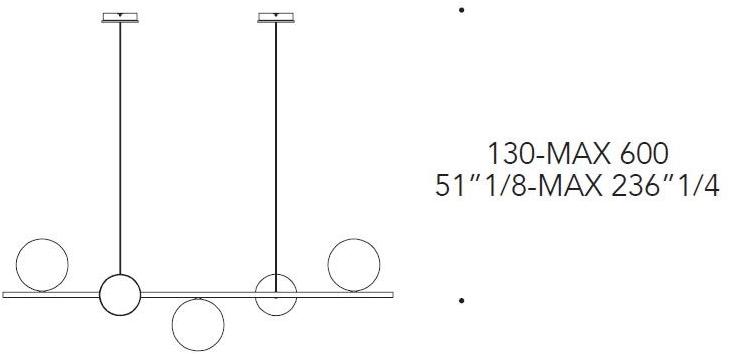 Reflex Светодиодная подвесная лампа из боросиликатного стекла Bulles sun-id-1356848 - Вид №3