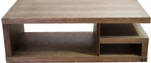 Журнальный столик прямоугольный коричневый с 3 полками 120 см Vision 3 PUSHA PUSHA 062869 Коричневый