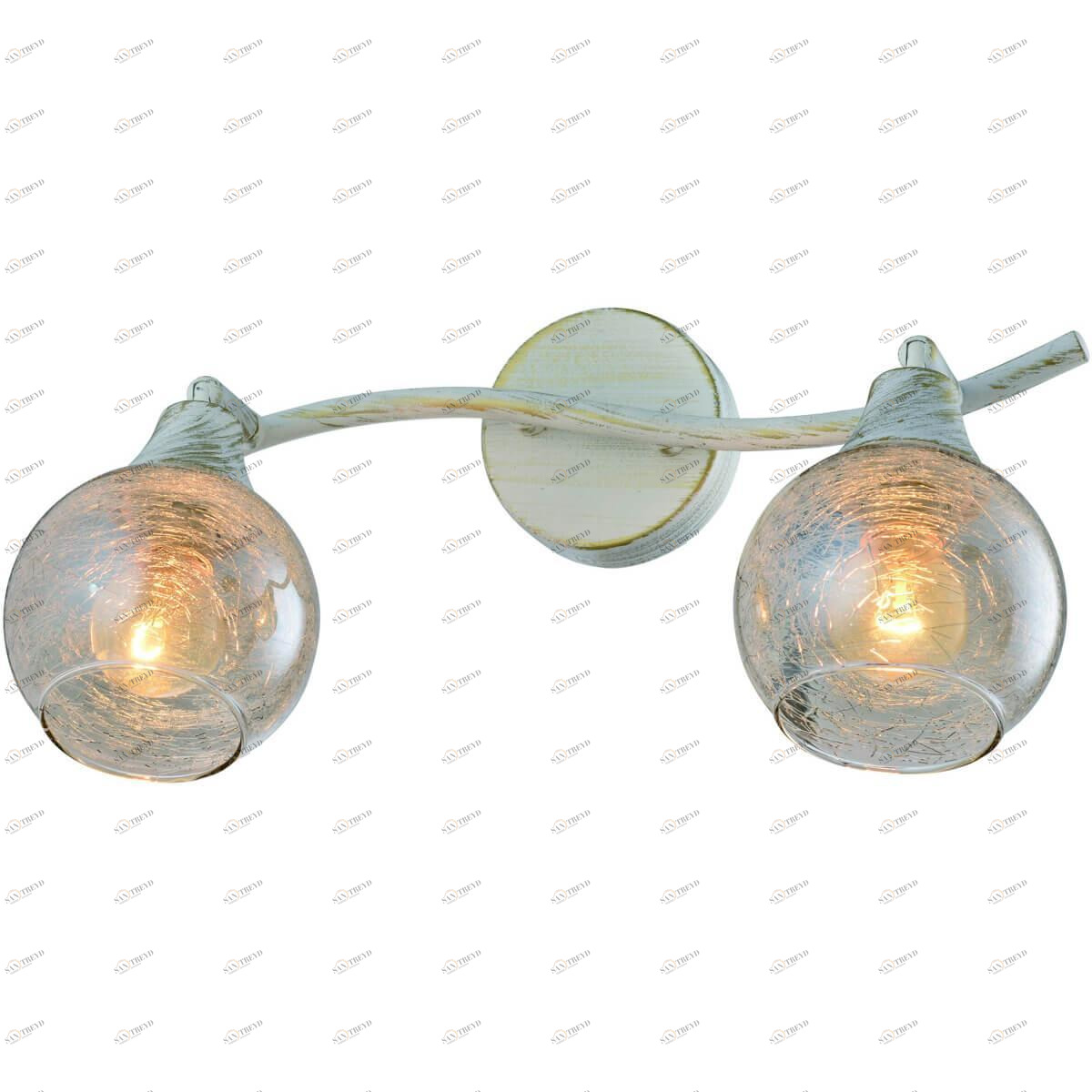 Спот настенный белый с 2 плафонами Rivoli Acate 7013-702 RIVOLI ACATE 00-3926705 Белый 